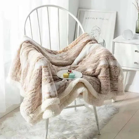 Double Sided Thermal Fleece Weighted Blanket - Julia M LifeStyles