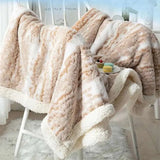 Double Sided Thermal Fleece Weighted Blanket - Julia M LifeStyles