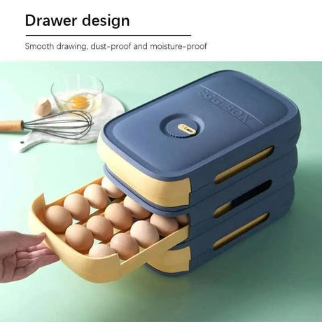 Drawer Type Egg Storage Box - Keep Your Food Fresh and Organized with Ease - Julia M LifeStyles
