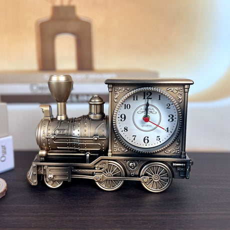 Daily Necessities Alarm Clock Train Alarm Clock Fashion Alarm Clock Student Bedhead Clock Home Furnishings