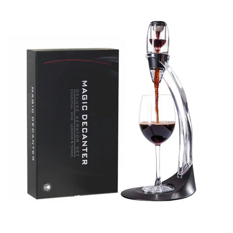 Wine Aerator Decanter Pourer Spout Set With Filters Purifier Stand Diffuser Air Aerating Strainer Aerator Wine for Dining Bar