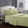 Pure Color Bedding Set Bed Linens Flat Sheet+Fitted Sheet+Pillowcase Queen/ King Size Gray Soft comfortable white Bed set40 - Julia M LifeStyles