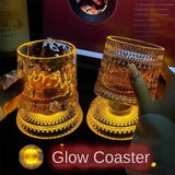 Luminous Rotating Whiskey Glass Tumbler