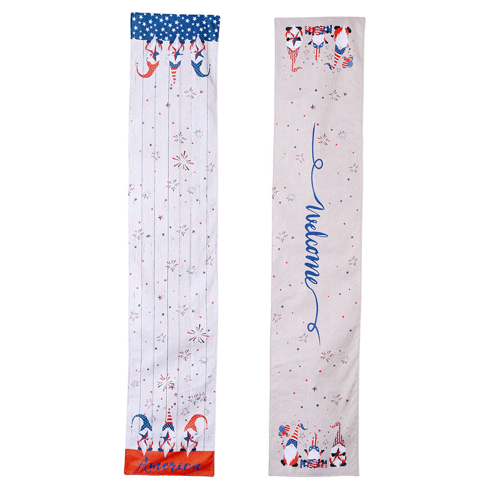 Elegant Christmas Table Flags by Julia M LifeStyles Julia M Home & Kitchen