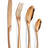 Luxury 24-Piece 304 Stainless Steel Cutlery Set - Dishwasher Safe Silverware Julia M Home & Kitchen