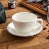 Nordic Ceramic Latte Cup – 300ml Artisan Coffee Cup with Contrast Rim