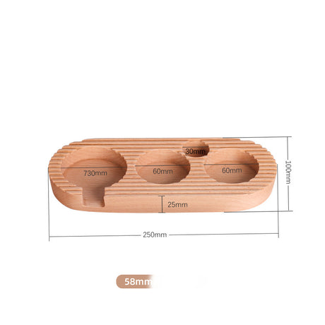 Coffee Press Base Wooden Storage Base