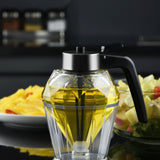 Diamond glass oil pot small oil bottle oil tank