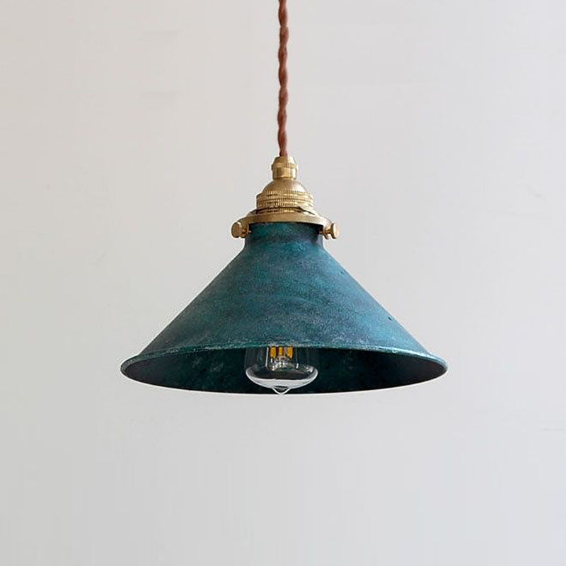 Rustic Copper Iron Pendant Light – Nordic Vintage Chandelier for Elegant Spaces