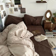 Washed Cotton Bedding Set for Student Dorms - 4-Piece Collection Julia M Home & Kitchen