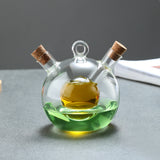 Kitchen Storage Sealed Bottles, Double-layer 2-in-1 Glass Bottles, Oil, Vinegar, Sauce, Seasoning Bottles, Kitchen Tools
