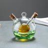 Kitchen Storage Sealed Bottles, Double-layer 2-in-1 Glass Bottles, Oil, Vinegar, Sauce, Seasoning Bottles, Kitchen Tools