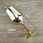 Sophisticated Electroplated Gold Crystal Champagne Glass - Julia M LifeStyles