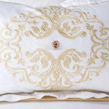 Elegance in Cotton: Luxurious Embroidered Duvet Cover Set - Julia M LifeStyles