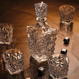 Exquisite 7-Piece Crystal Glass Wine Decanter Set - Julia M LifeStyles