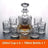 Exquisite 7-Piece Crystal Glass Wine Decanter Set - Julia M LifeStyles