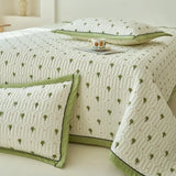 Elegant Beige Floral Reversible Quilt Set - Twin/Queen Size Julia M LifeStyles