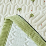 Elegant Beige Floral Reversible Quilt Set - Twin/Queen Size Julia M LifeStyles