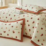 Elegant Beige Floral Reversible Quilt Set - Twin/Queen Size Julia M LifeStyles