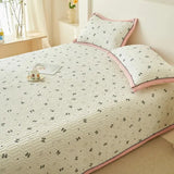 Elegant Beige Floral Reversible Quilt Set - Twin/Queen Size Julia M LifeStyles