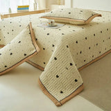 Elegant Beige Floral Reversible Quilt Set - Twin/Queen Size Julia M LifeStyles