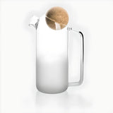 Elegant Blossom Glass Teapot with Wooden Lid by Julia M Lifestyles - Julia M LifeStyles