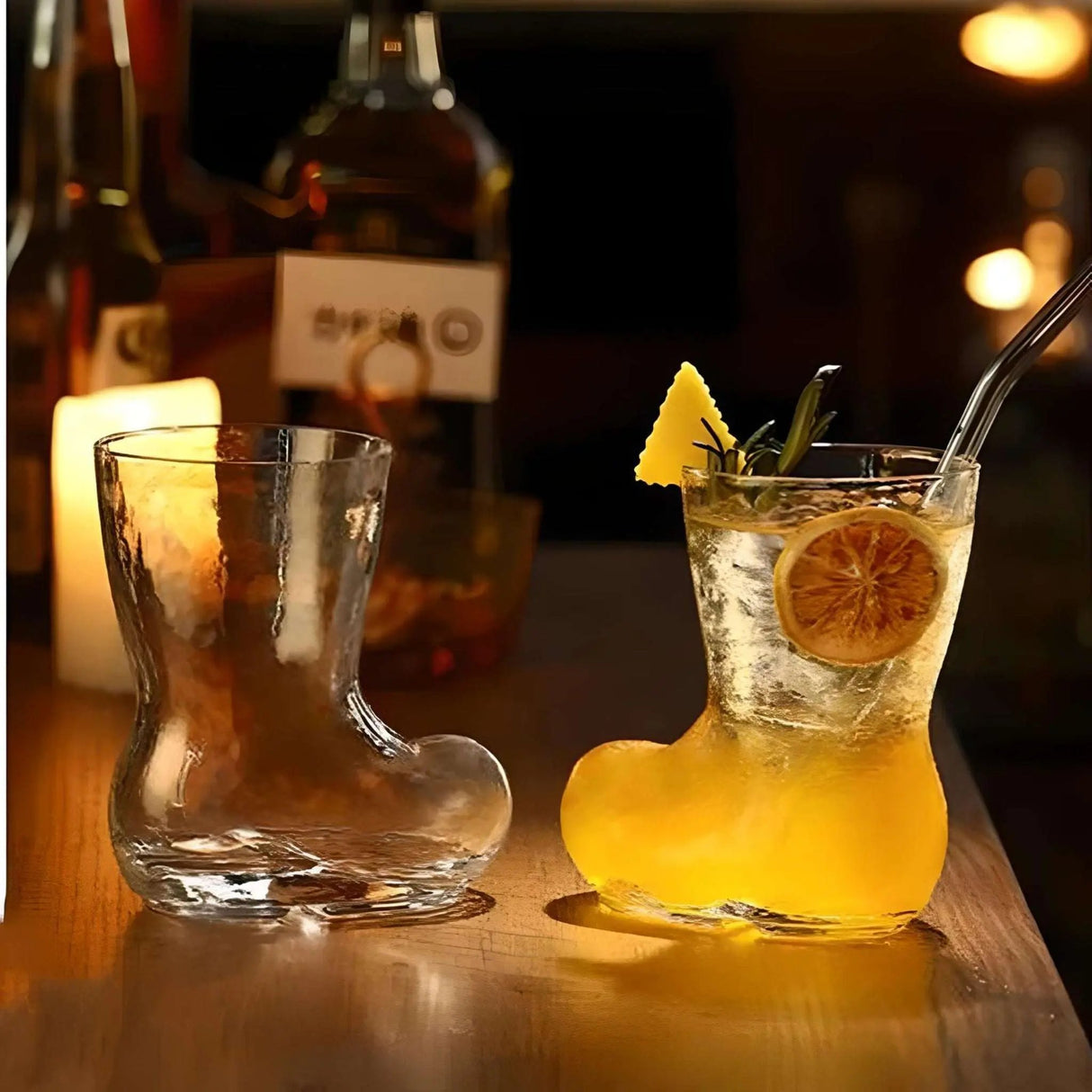 Elegant Glass Beer Boots - Unique Cocktail & Wine Cups - Julia M LifeStyles