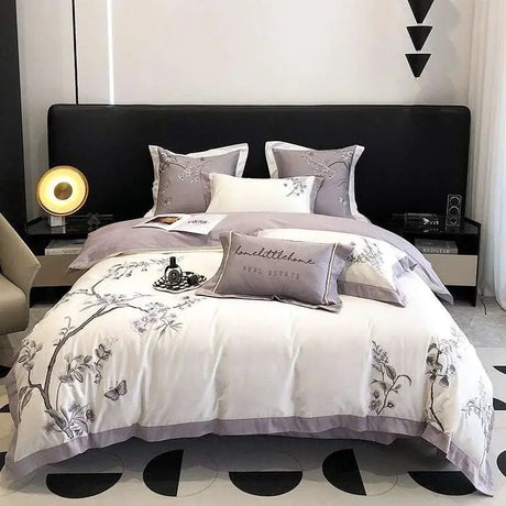 Luxury Cotton Duvet Cover Set - Hotel Comfort - Julia M LifeStyles