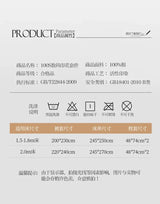 Premium Pima Cotton 4-Piece Bed Sheet Set in Geometric Design - Julia M LifeStyles