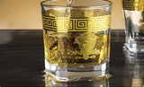 Luxury Golden Edge Crystal Whiskey Glass Set - Julia M LifeStyles