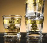 Luxury Golden Edge Crystal Whiskey Glass Set - Julia M LifeStyles