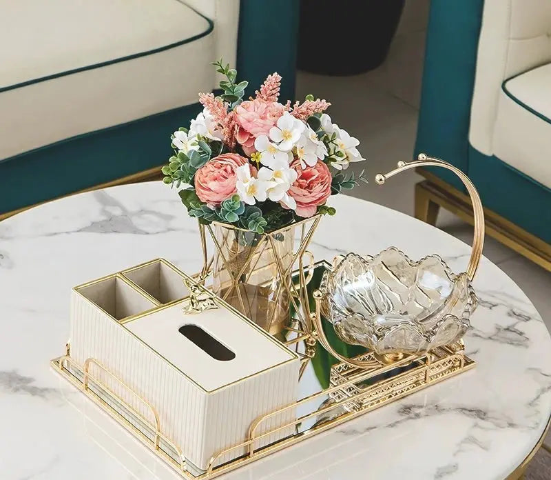 Elegant Multi-Functional Leather Tissue Box for Stylish Living Spaces - Julia M LifeStyles