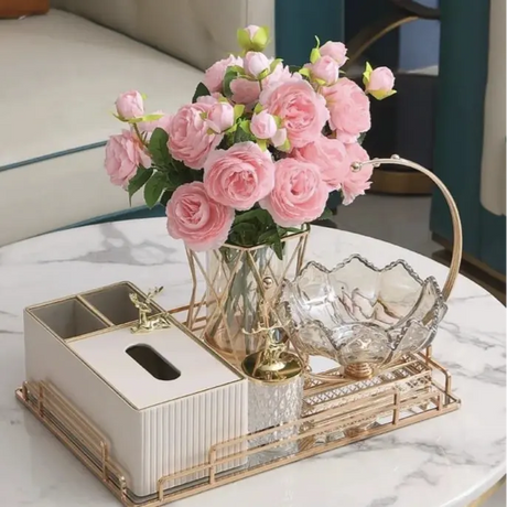 Elegant Multi-Functional Leather Tissue Box for Stylish Living Spaces - Julia M LifeStyles