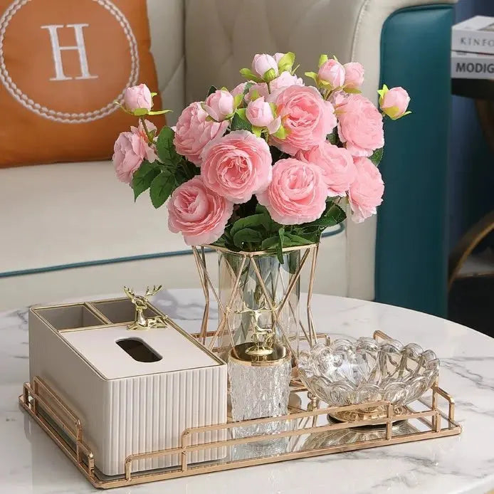 Elegant Multi-Functional Leather Tissue Box for Stylish Living Spaces - Julia M LifeStyles