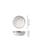 Elegant Silver-Edged Ceramic Dinner Set - Julia M LifeStyles
