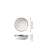 Elegant Silver-Edged Ceramic Dinner Set - Julia M LifeStyles