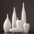 Elegant White Ceramic Vase - Julia M LifeStyles
