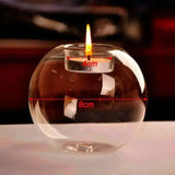 European Crystal Glass Candle Holder Decor Julia M Home & Kitchen   