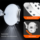 multi-function shower top spray rotating shower head four modes