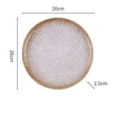 Japanese Tableware Net Red Ins High Level Sense Ceremony Steak Plate Home Light Luxury Breakfast Plate Western Plate
