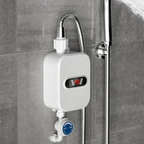 220V/110V 3500W instant electric water heater fast heating mini small electric kitchen treasure thermostatic shower shower set