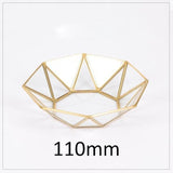 Vitra Brass & Glass Vanity Tray