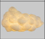 Nordic Cotton Cloud LED Pendant Lamp – Elegant White Iron Chandelier for Stylish Spaces
