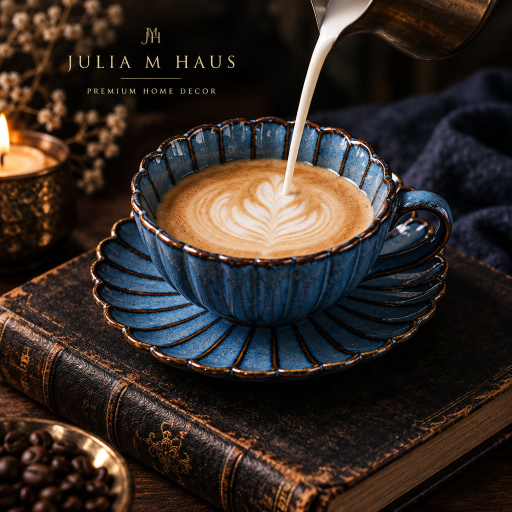 Kiku Ceramic Cup & Saucer Set