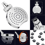 multi-function shower top spray rotating shower head four modes