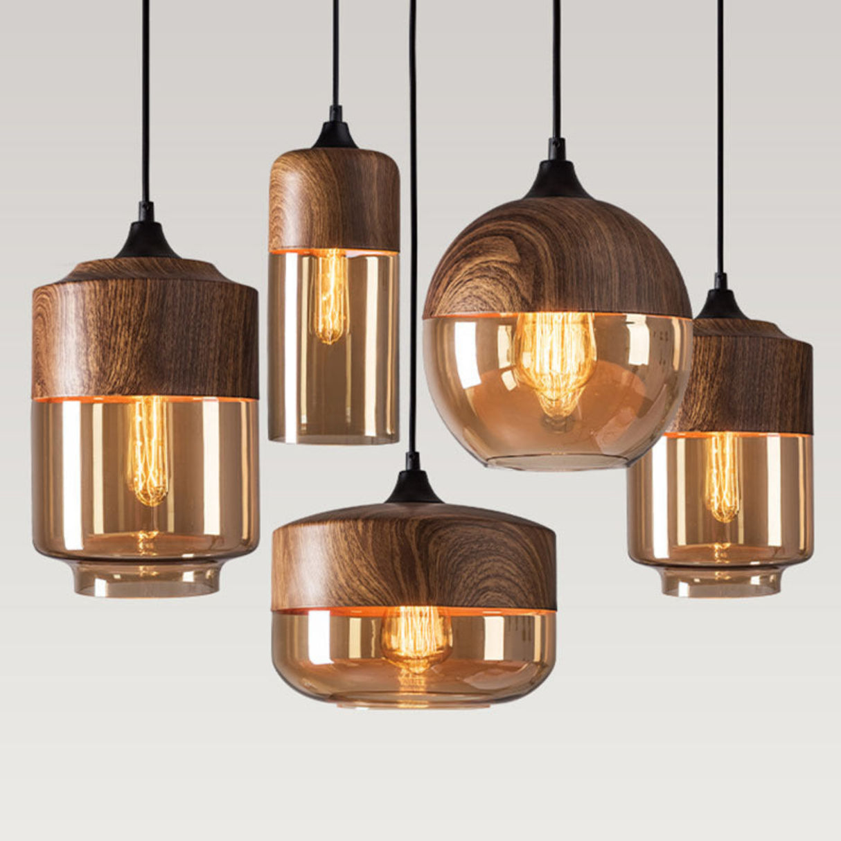 Industrial Style Pendant Light - Single Head Creative Design