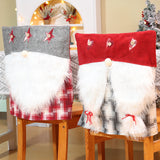 Christmas Chair Accessories Rudolf Chair Set Hotel Restaurant Table Chair Back Set Atmosphere Decoration Christmas Decoration