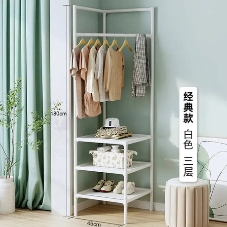 Floor bedroom clothes rack - Julia M LifeStyles