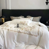 Floral Dreams - Ultra-Soft Embroidered Cotton Bedding Set - Julia M LifeStyles