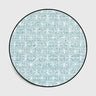 Floral Pattern Round Floor Mat by Julia M Lifestyles - Julia M LifeStyles